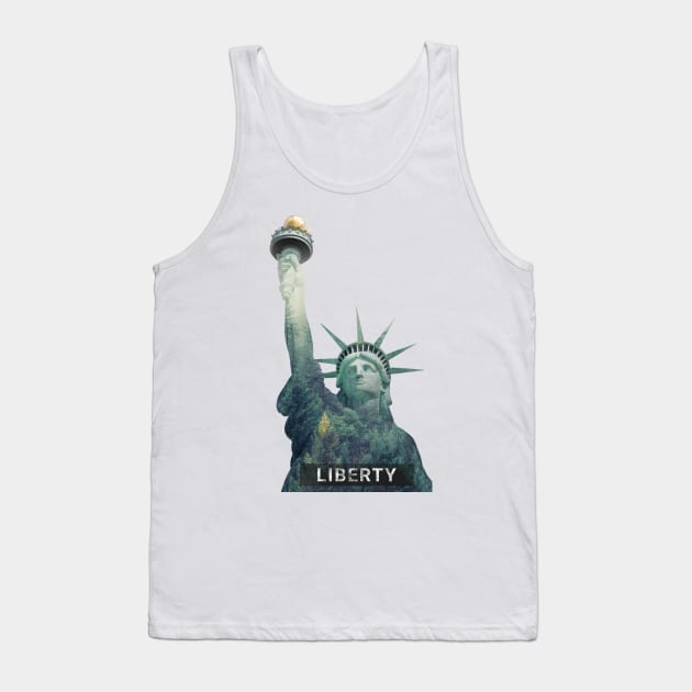 The Statue of Liberty Tank Top by Hub Design